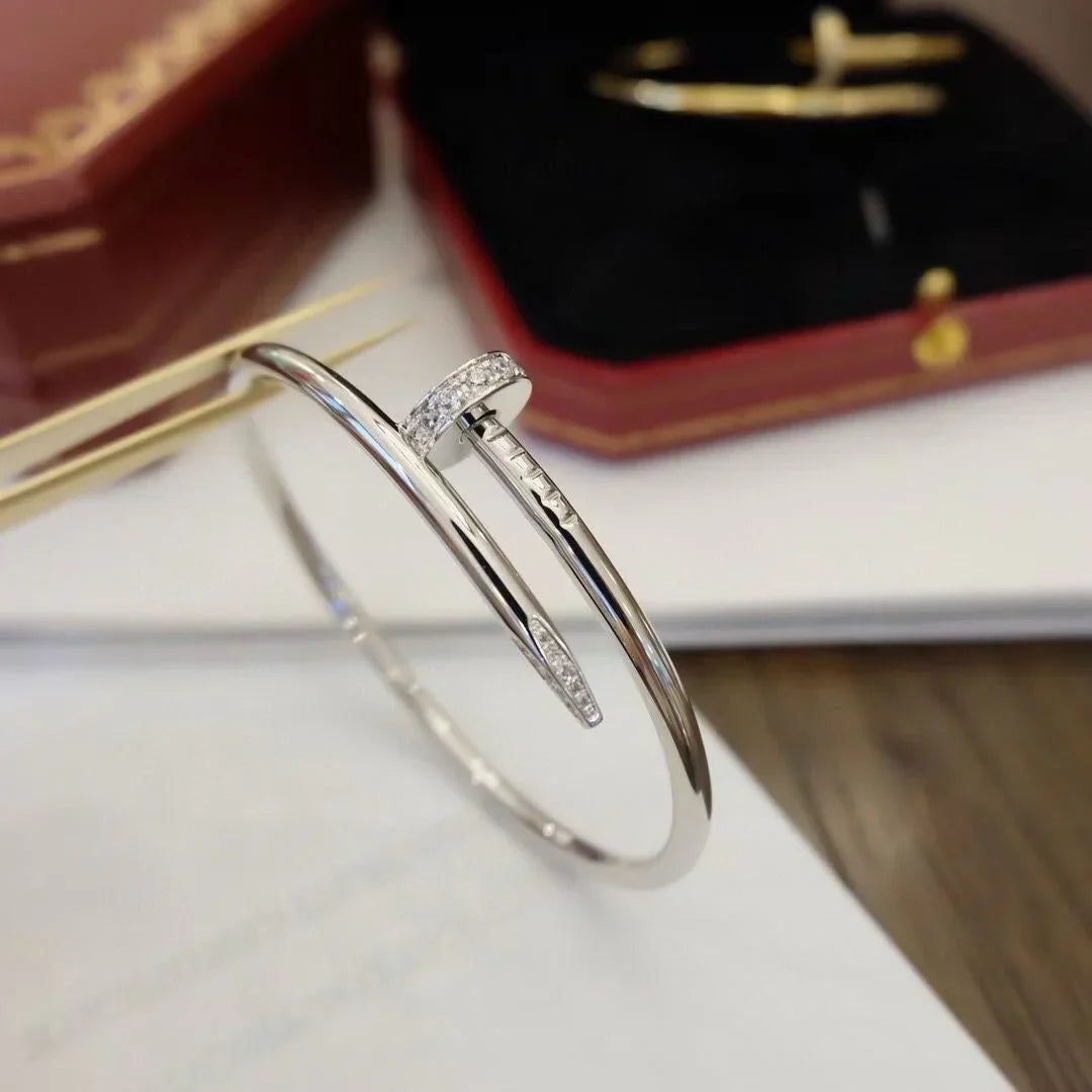 [Leaves]JUSTE UN CLOU 3.5MM CLASSIC DIAMOND BANGLE