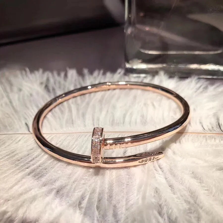 [Leaves]JUSTE UN CLOU 3.5MM CLASSIC DIAMOND BANGLE