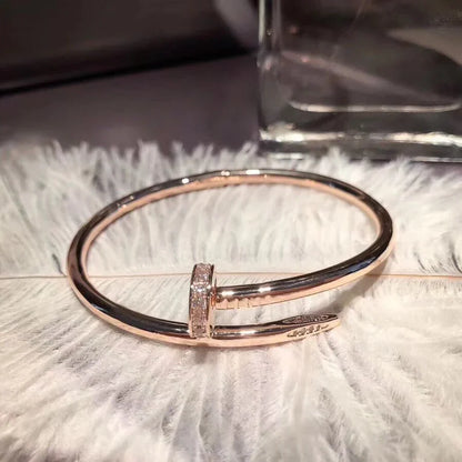 [Leaves]JUSTE UN CLOU 3.5MM CLASSIC DIAMOND BANGLE