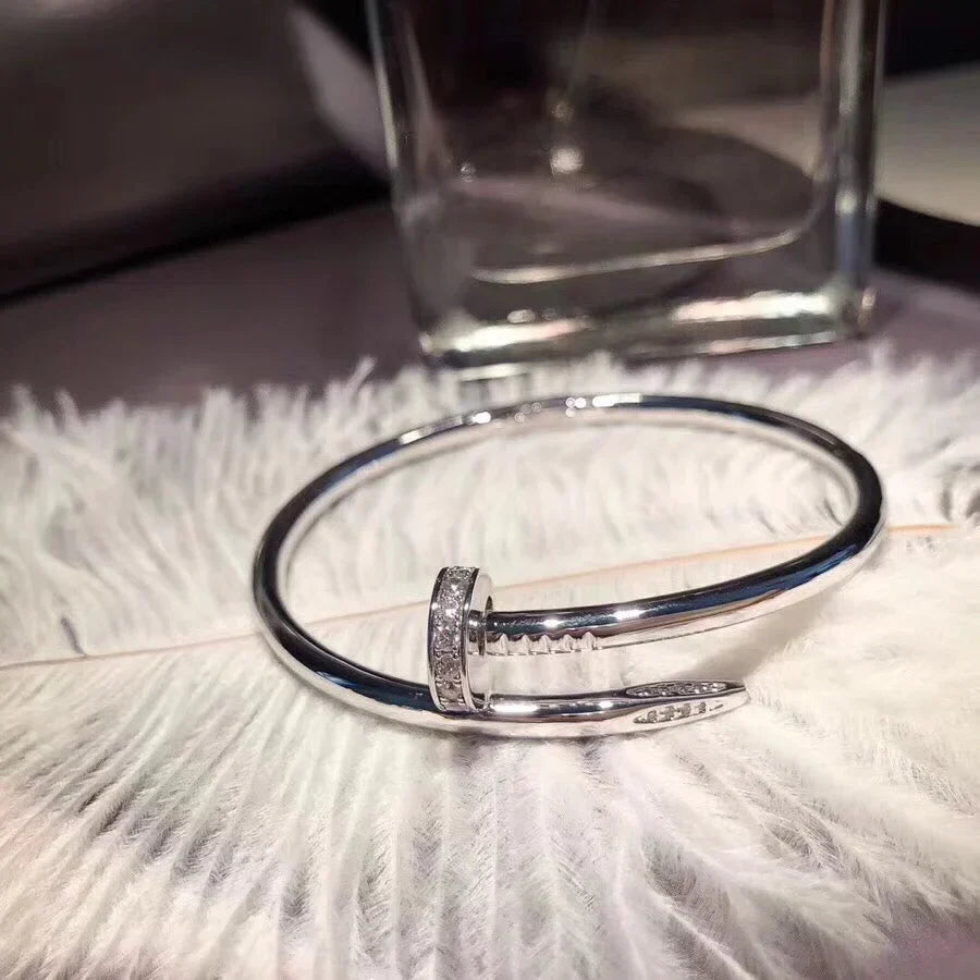 [Leaves]JUSTE UN CLOU 3.5MM CLASSIC DIAMOND BANGLE