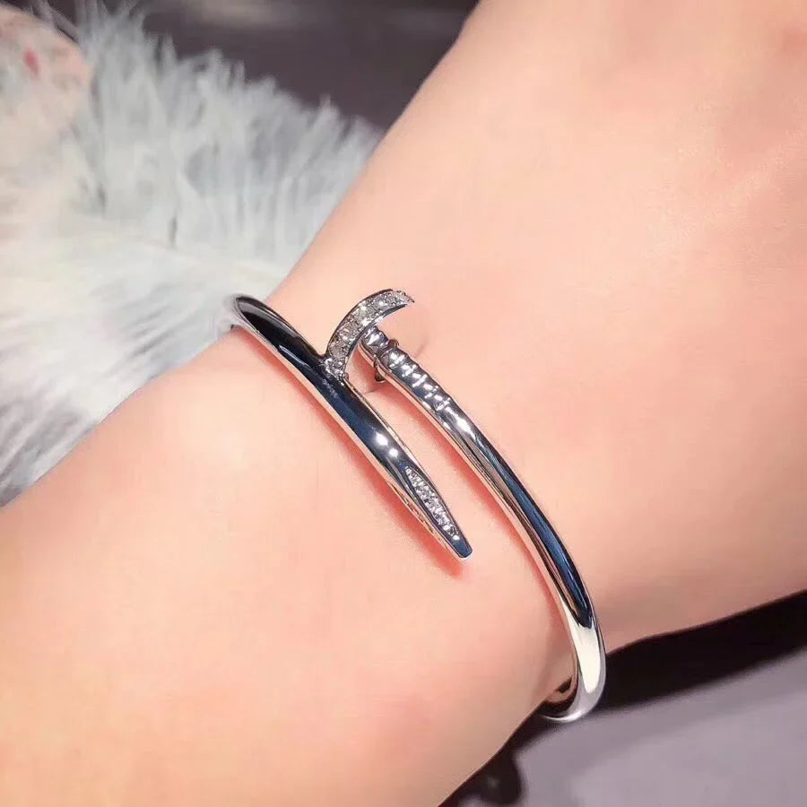 [Leaves]JUSTE UN CLOU 3.5MM CLASSIC DIAMOND BANGLE