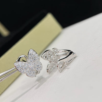 [Leaves]BUTTERFLY ALL DIAMOND EARRINGS