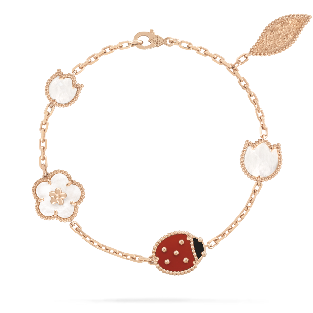 [Leaves]LUCKY SPRING 5 MOTIF BRACELET