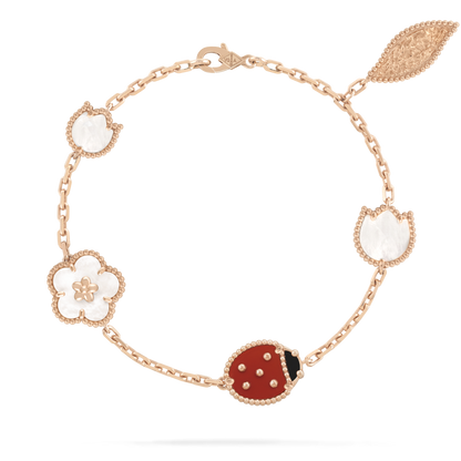[Leaves]LUCKY SPRING 5 MOTIF BRACELET