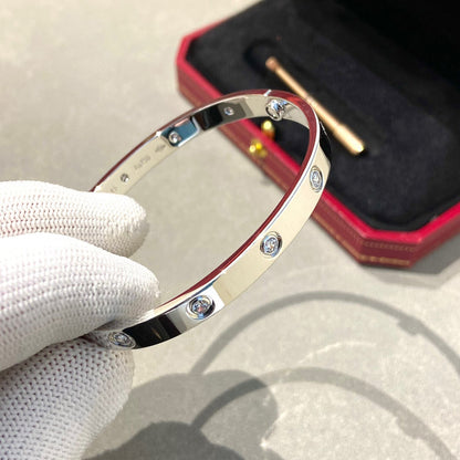 [Leaves]CLASSIC 6.1MM LOVE BANGLE - 10-DIAMOND