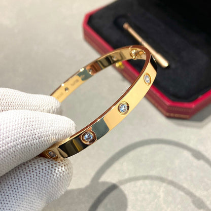 [Leaves]CLASSIC 6.1MM LOVE BANGLE - 10-DIAMOND