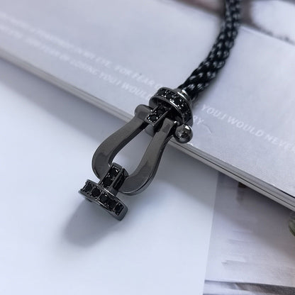 [Leaves]FORCE LARGE SERIES BLACK SAMURAI BRACELET