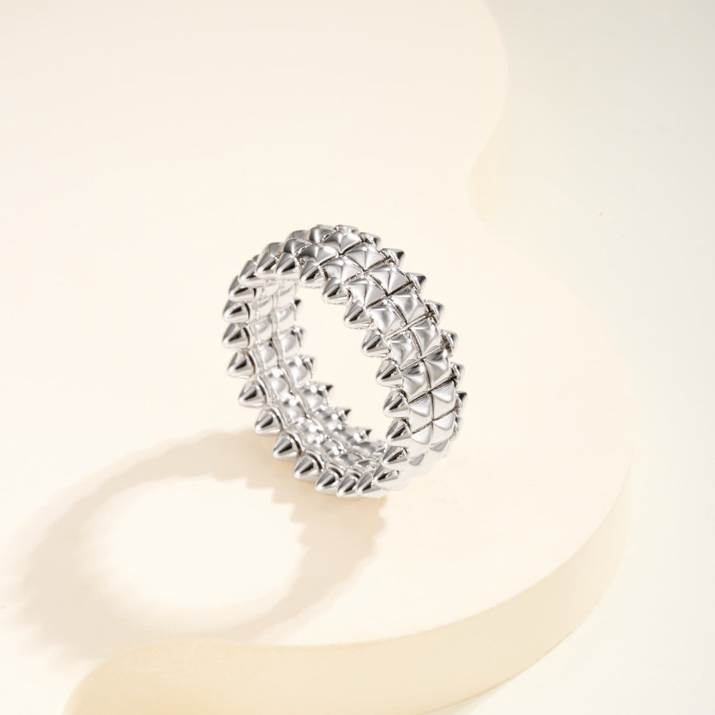 [Leaves]CLASH 9.2MM DOUBLE ROW RING