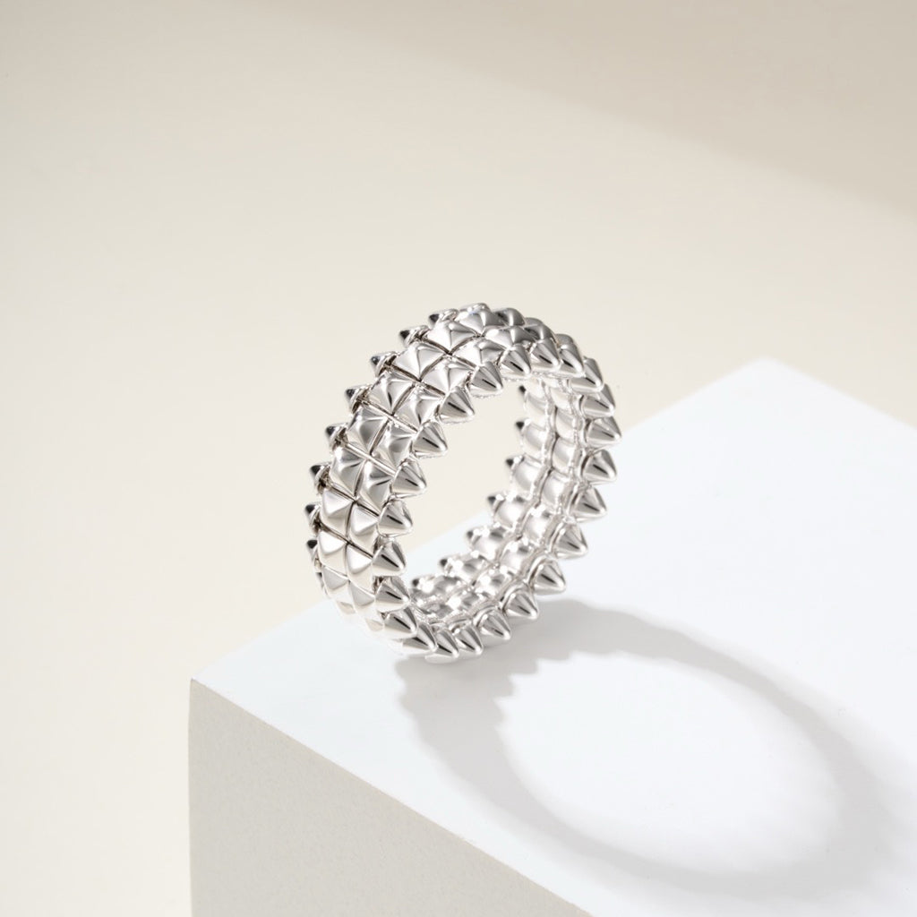 [Leaves]CLASH 9.2MM DOUBLE ROW RING
