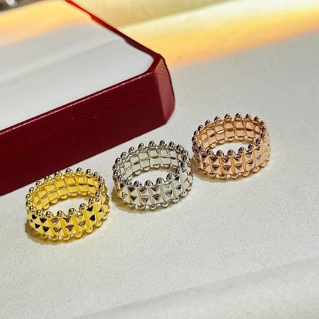 [Leaves]CLASH 9.2MM DOUBLE ROW RING
