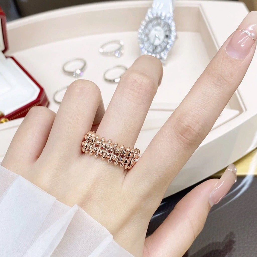 [Leaves]CLASH 9.2MM DOUBLE ROW RING