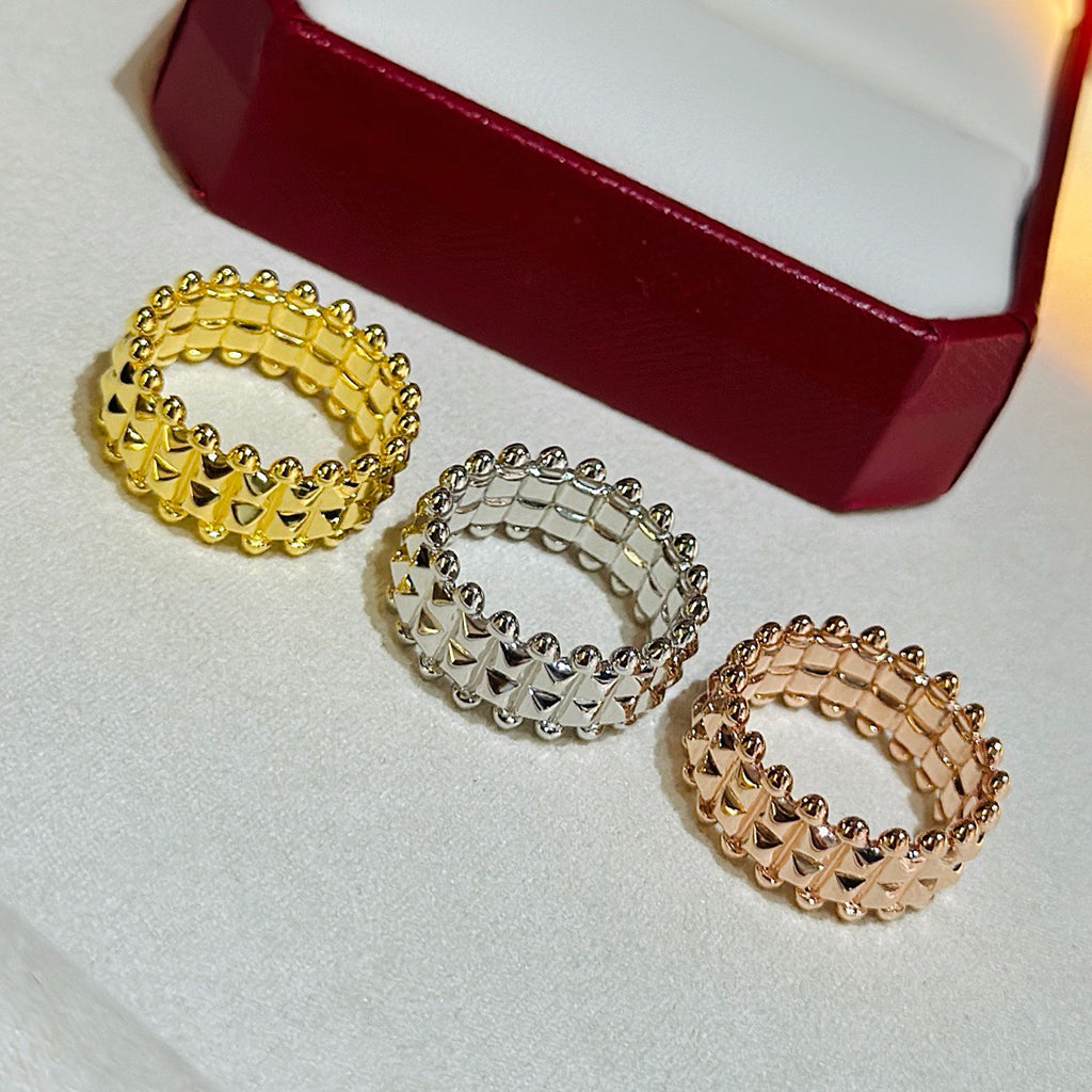 [Leaves]CLASH 9.2MM DOUBLE ROW RING