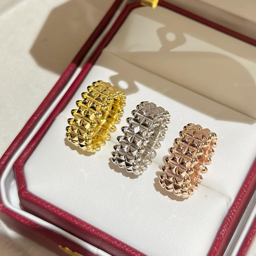 [Leaves]CLASH 9.2MM DOUBLE ROW RING