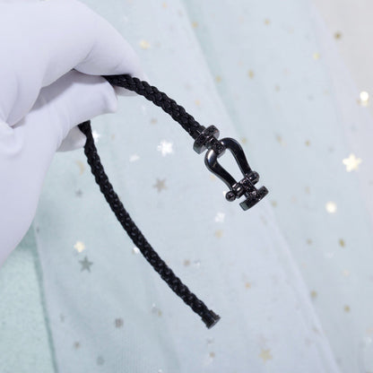 [Leaves]FORCE LARGE SERIES BLACK SAMURAI BRACELET