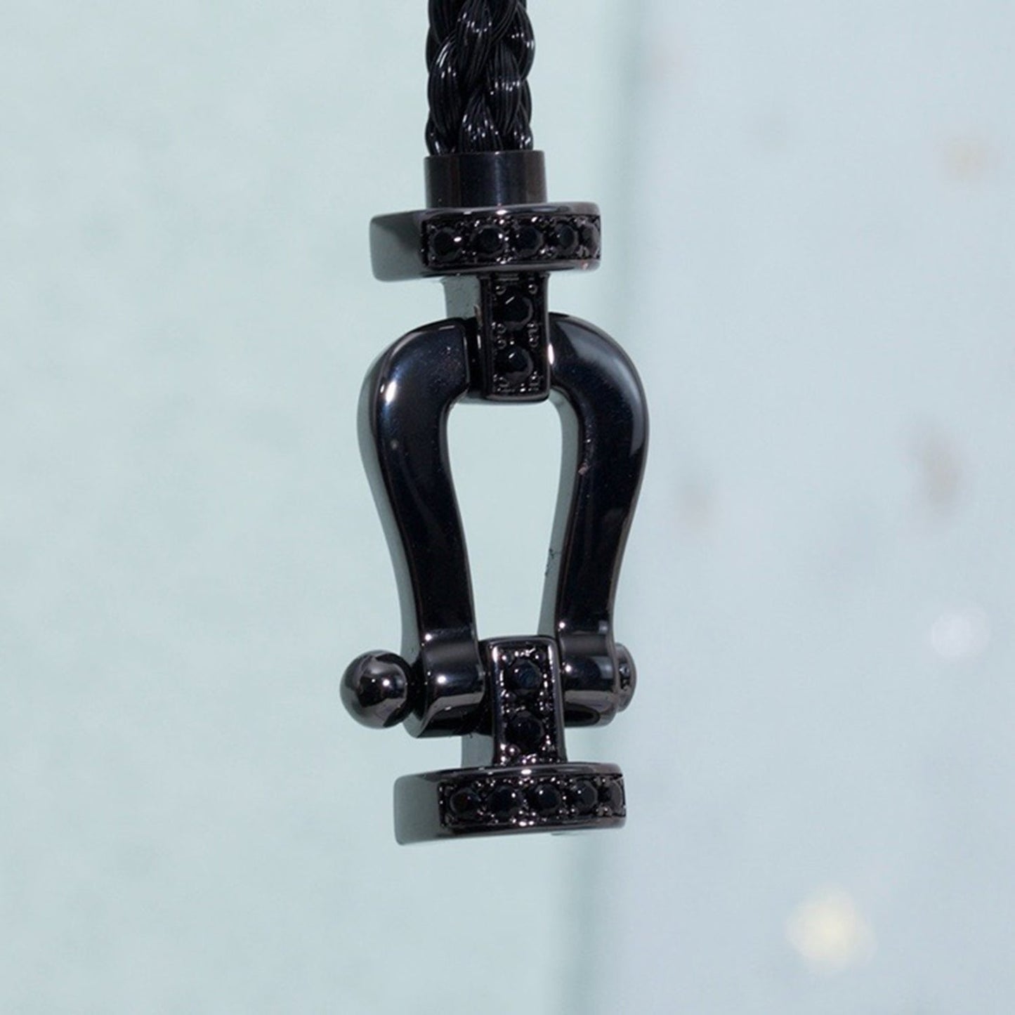 [Leaves]FORCE LARGE SERIES BLACK SAMURAI BRACELET