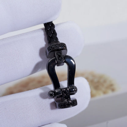 [Leaves]FORCE LARGE SERIES BLACK SAMURAI BRACELET