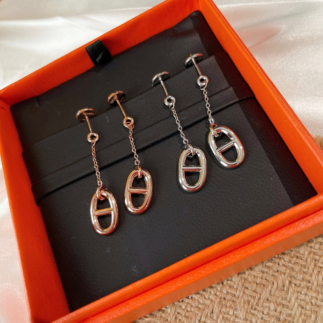 [Leaves]CHAINE TASSEL EARRINGS