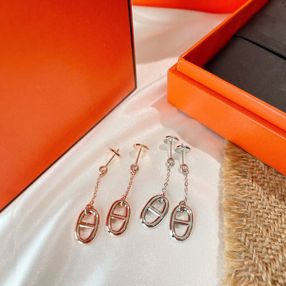 [Leaves]CHAINE TASSEL EARRINGS