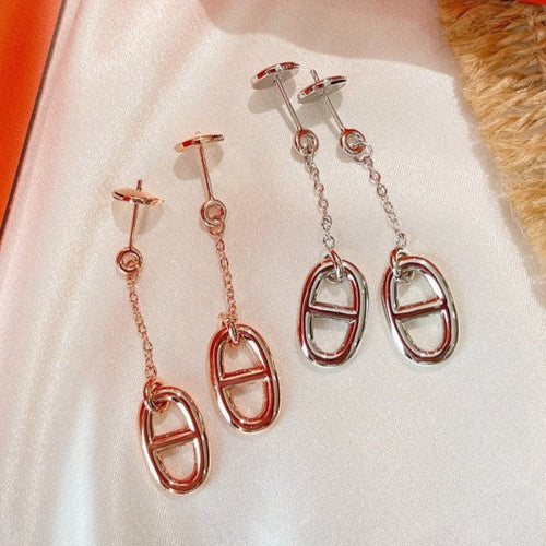 [Leaves]CHAINE TASSEL EARRINGS