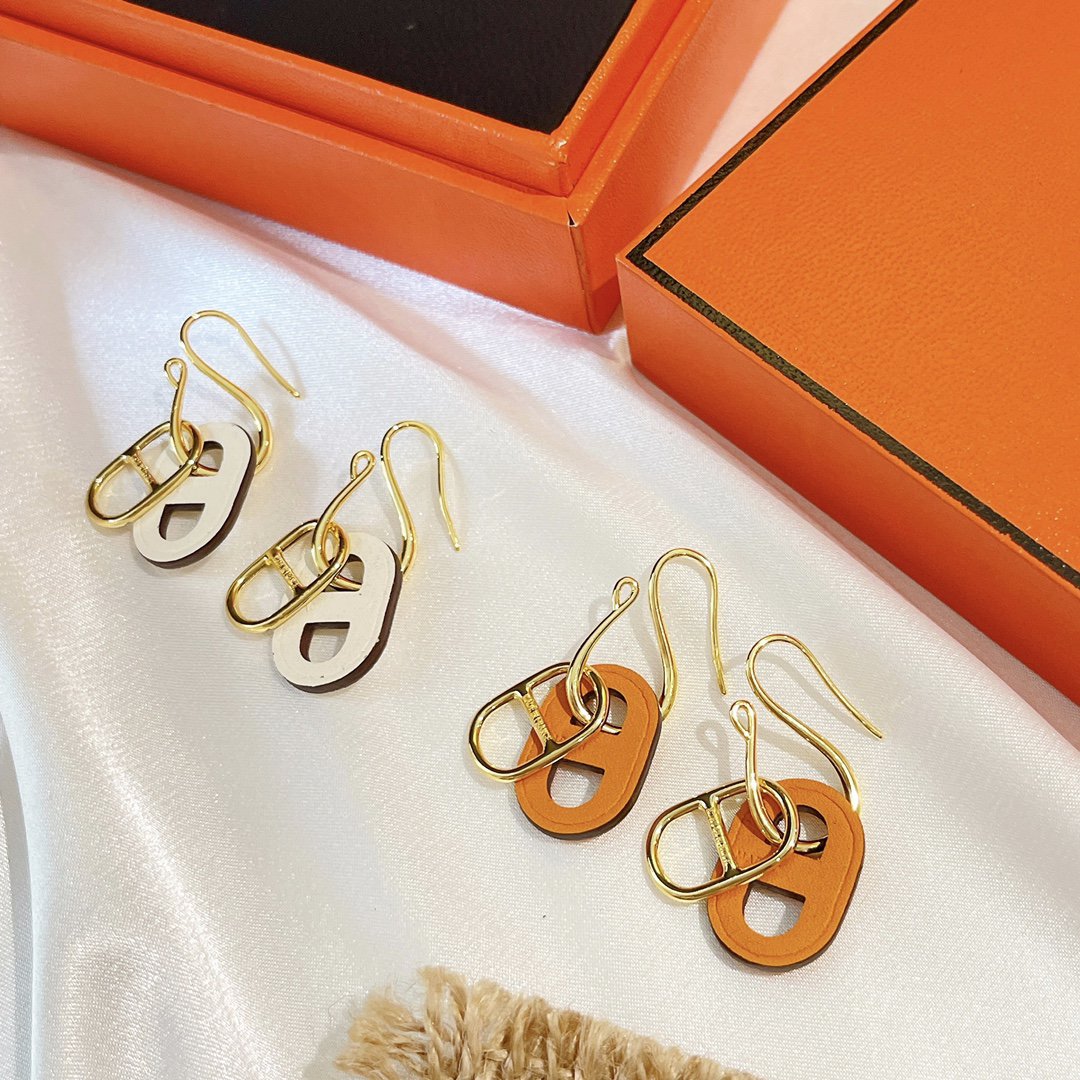 [Leaves]HM O'MAILLON GOLD EARRINGS