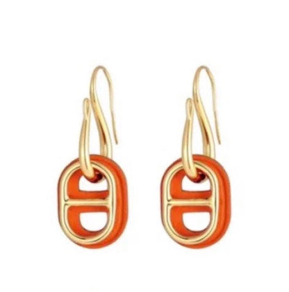 [Leaves]HM O'MAILLON GOLD EARRINGS