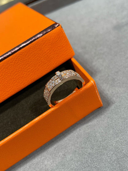 [Leaves]KELLY ROSE GOLD DIAMOND RING