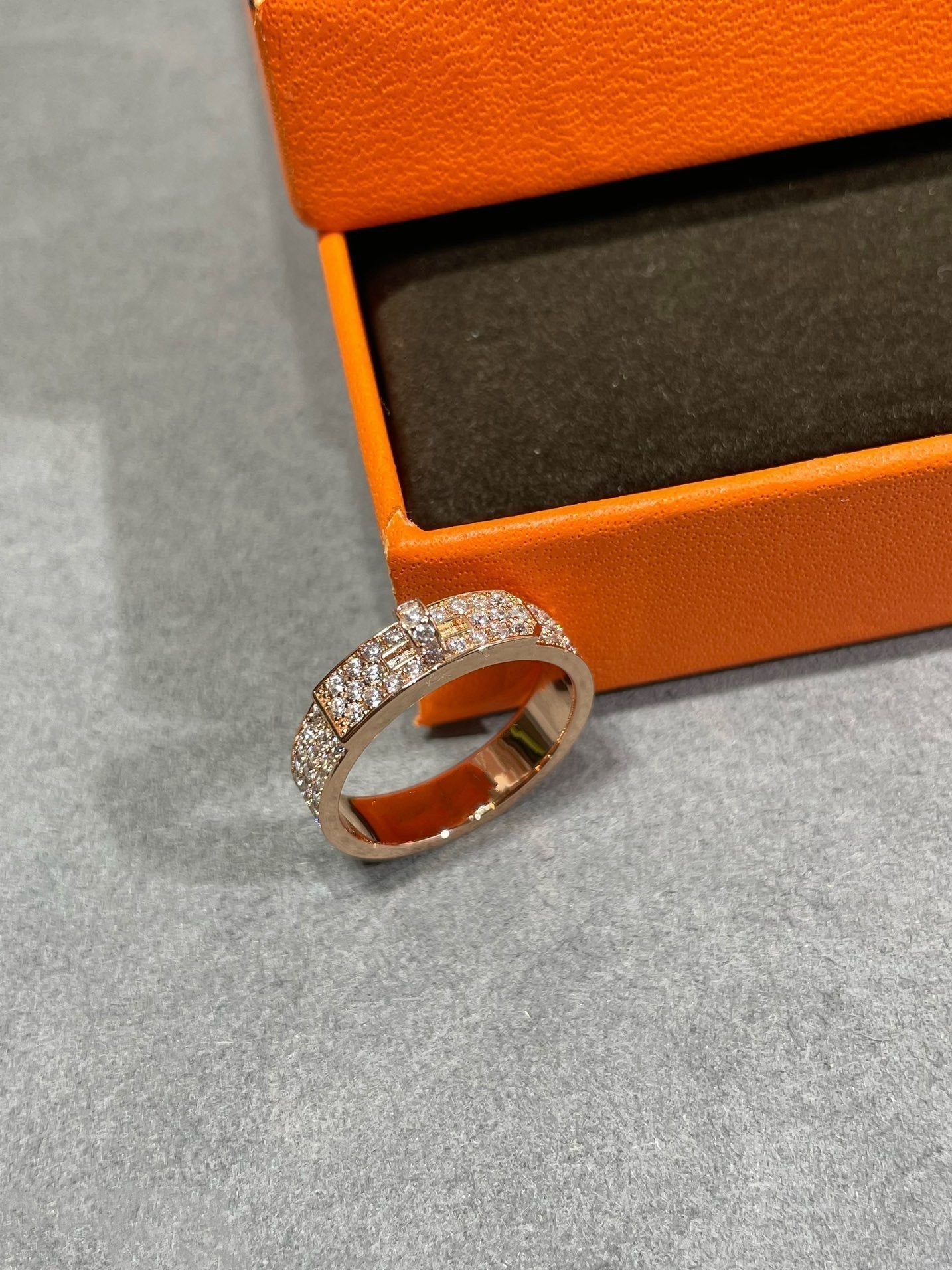 [Leaves]KELLY ROSE GOLD DIAMOND RING