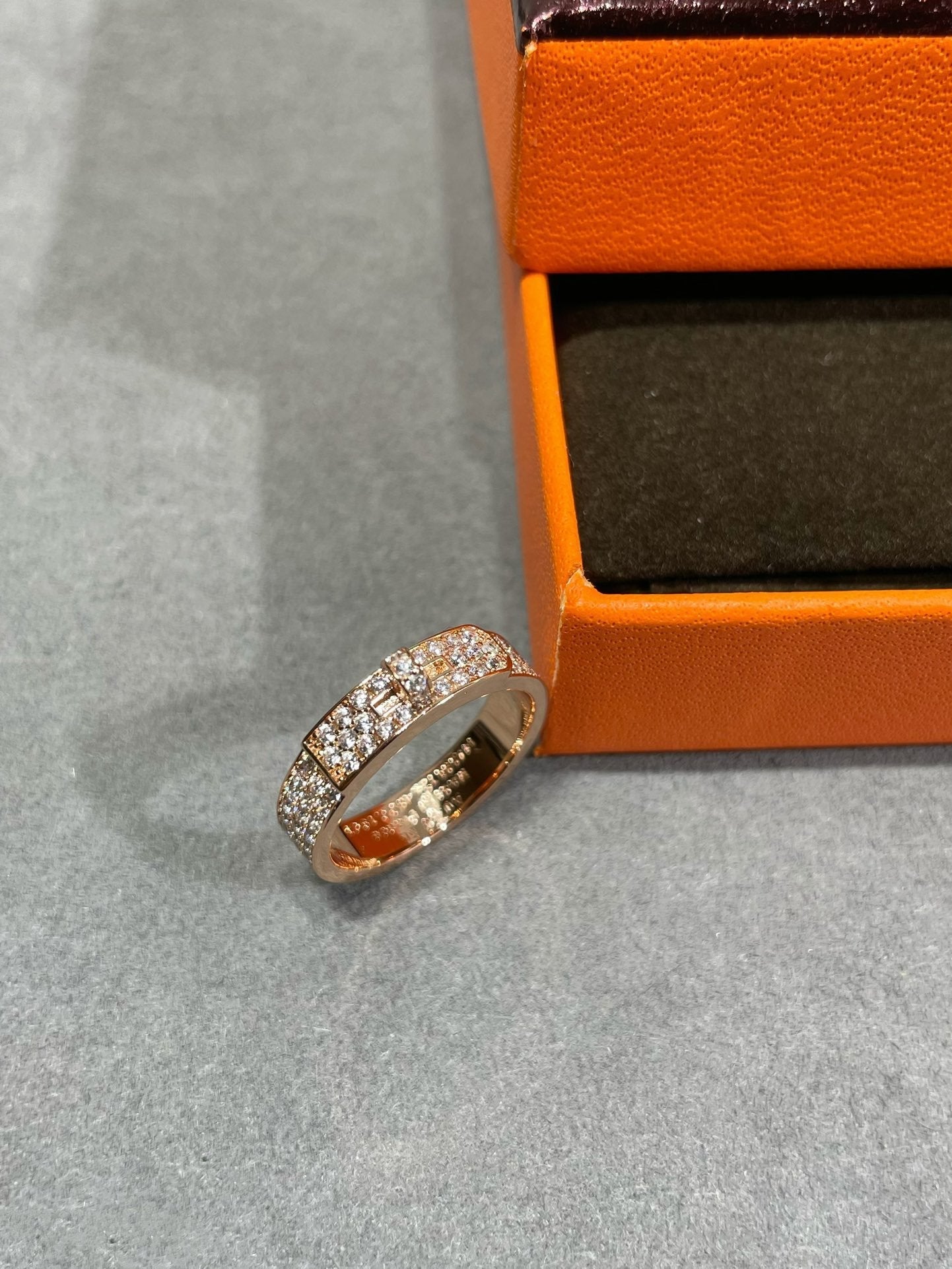 [Leaves]KELLY ROSE GOLD DIAMOND RING