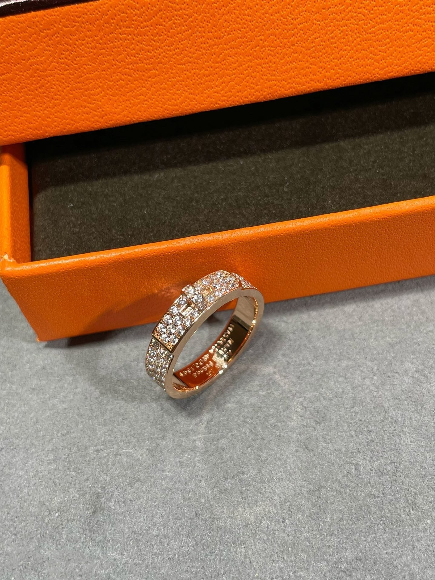 [Leaves]KELLY ROSE GOLD DIAMOND RING
