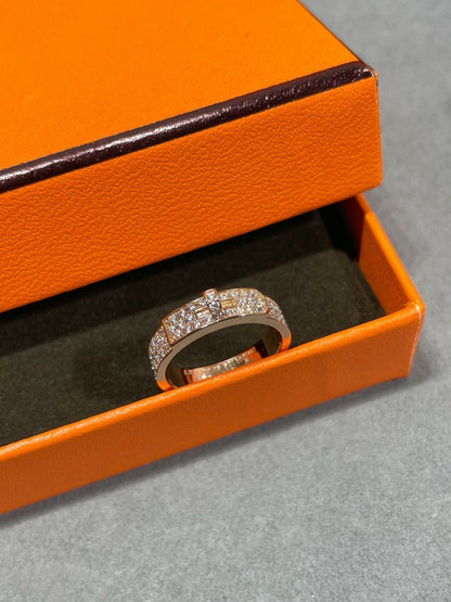 [Leaves]KELLY ROSE GOLD DIAMOND RING