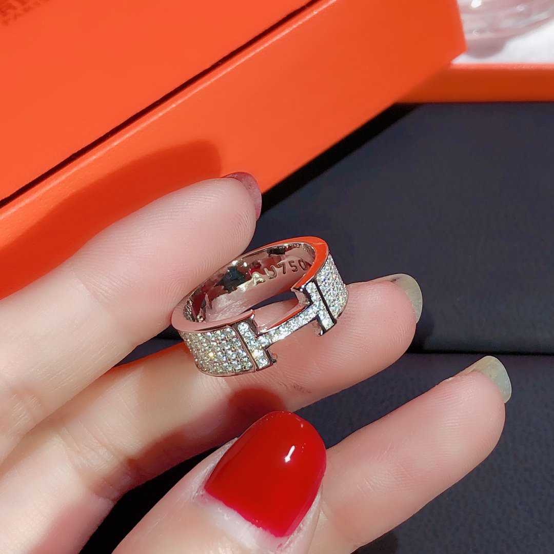 [Leaves]H RING FULL DIAMOND
