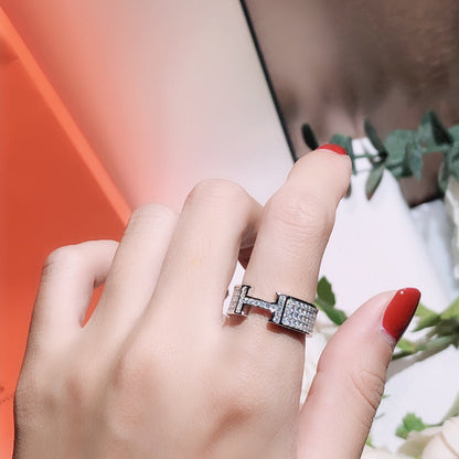 [Leaves]H RING FULL DIAMOND