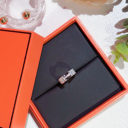 [Leaves]H RING FULL DIAMOND