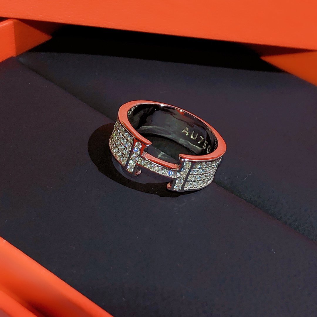 [Leaves]H RING FULL DIAMOND