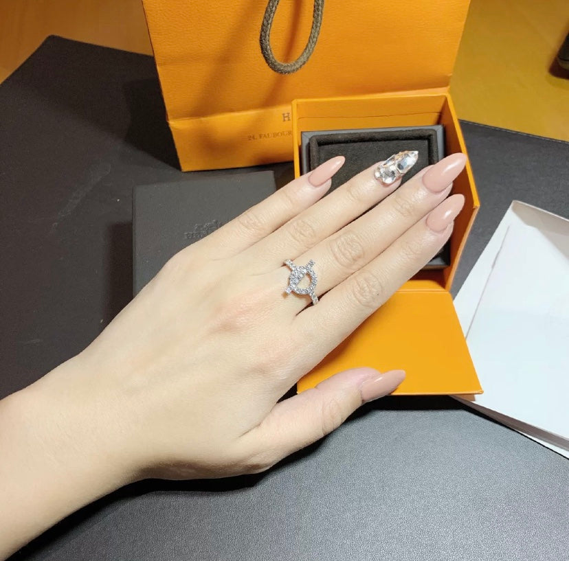 [Leaves]ECHAPPEE RING SILVER DIAMOND