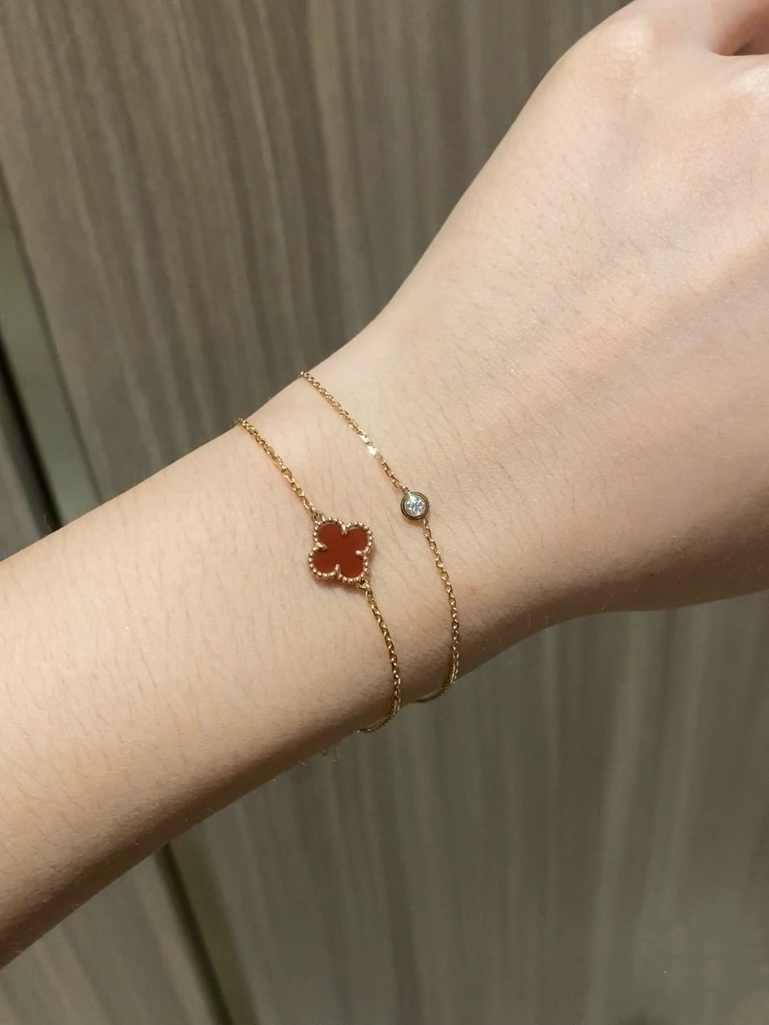 [Leaves]DAMOUR DIAMOND LINK BRACELET