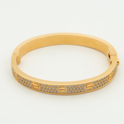 [Leaves]LOVE BRACELET 6.1MM DIAMOND-PAVED