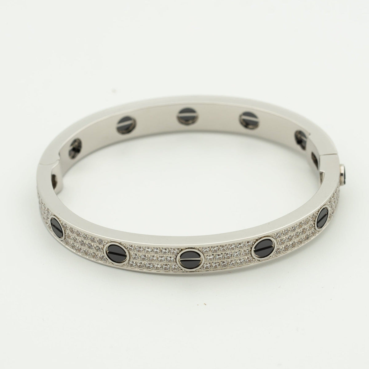 [Leaves]LOVE BRACELET 6.1MM DIAMOND-PAVED CERAMIC