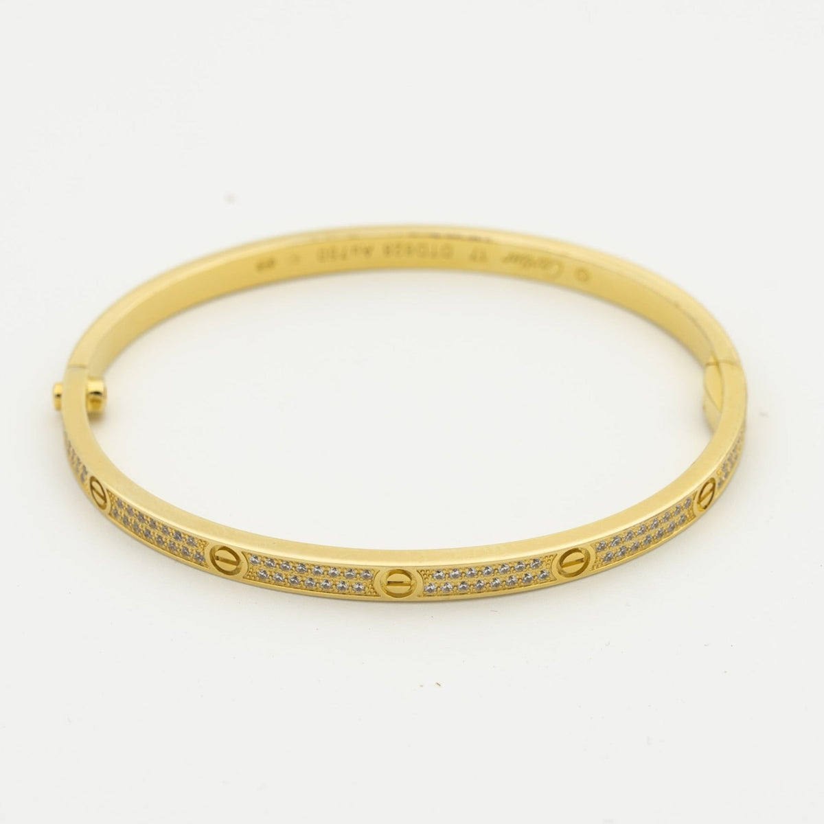 [Leaves]LOVE BRACELET 3.65MM DIAMOND-PAVED