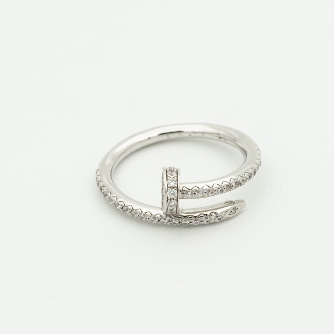 [Leaves]JUSTE RING 1.8MM SILVER DIAMONDS