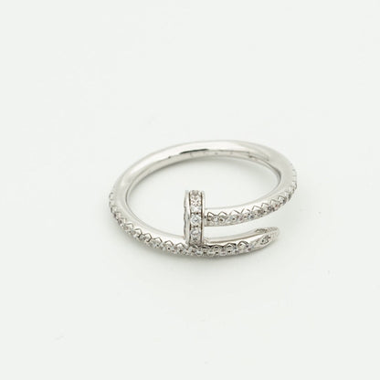 [Leaves]JUSTE RING 1.8MM SILVER DIAMONDS