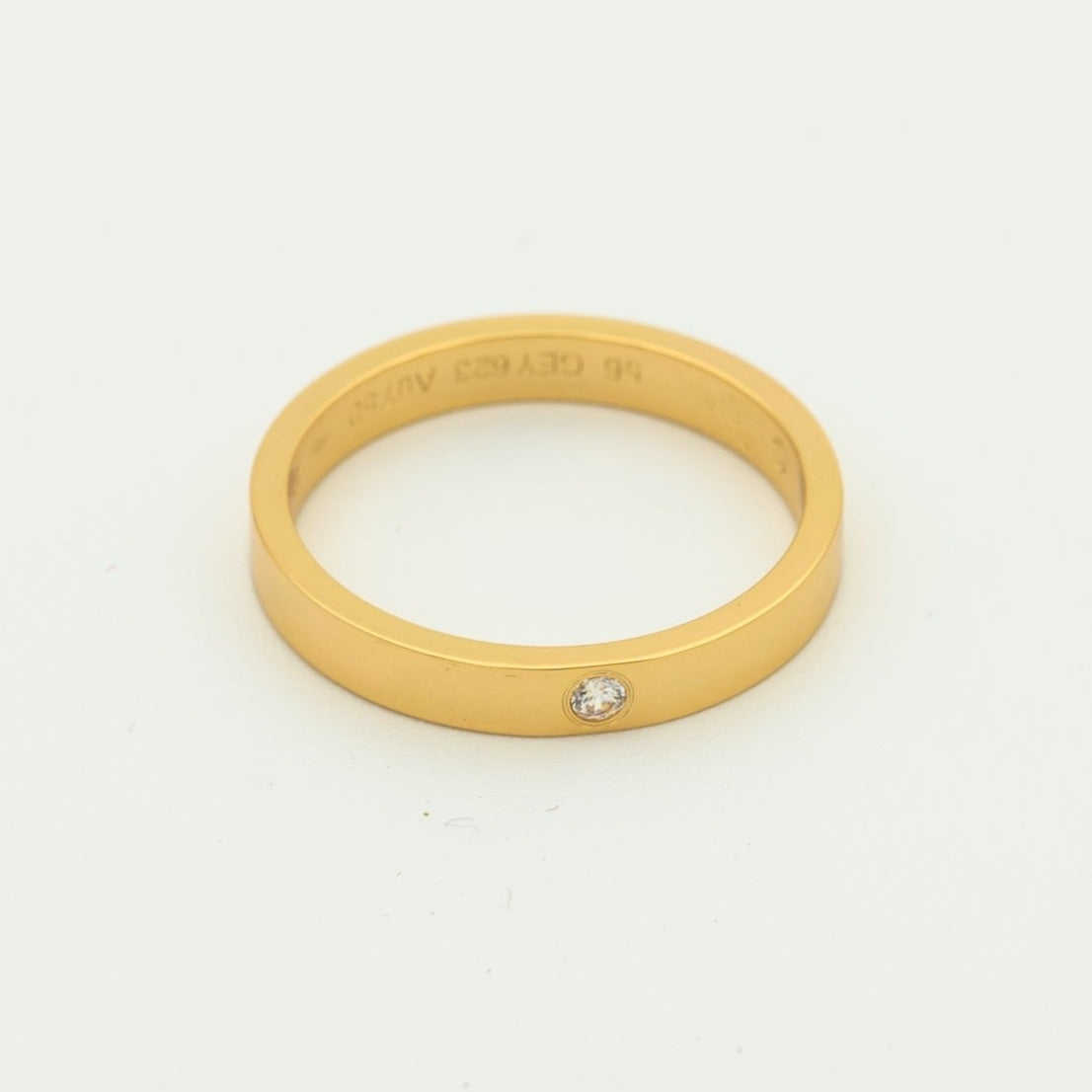 [Leaves]LOVE RING 4MM 1 DIAMOND