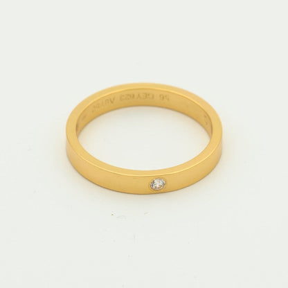 [Leaves]LOVE RING 4MM 1 DIAMOND