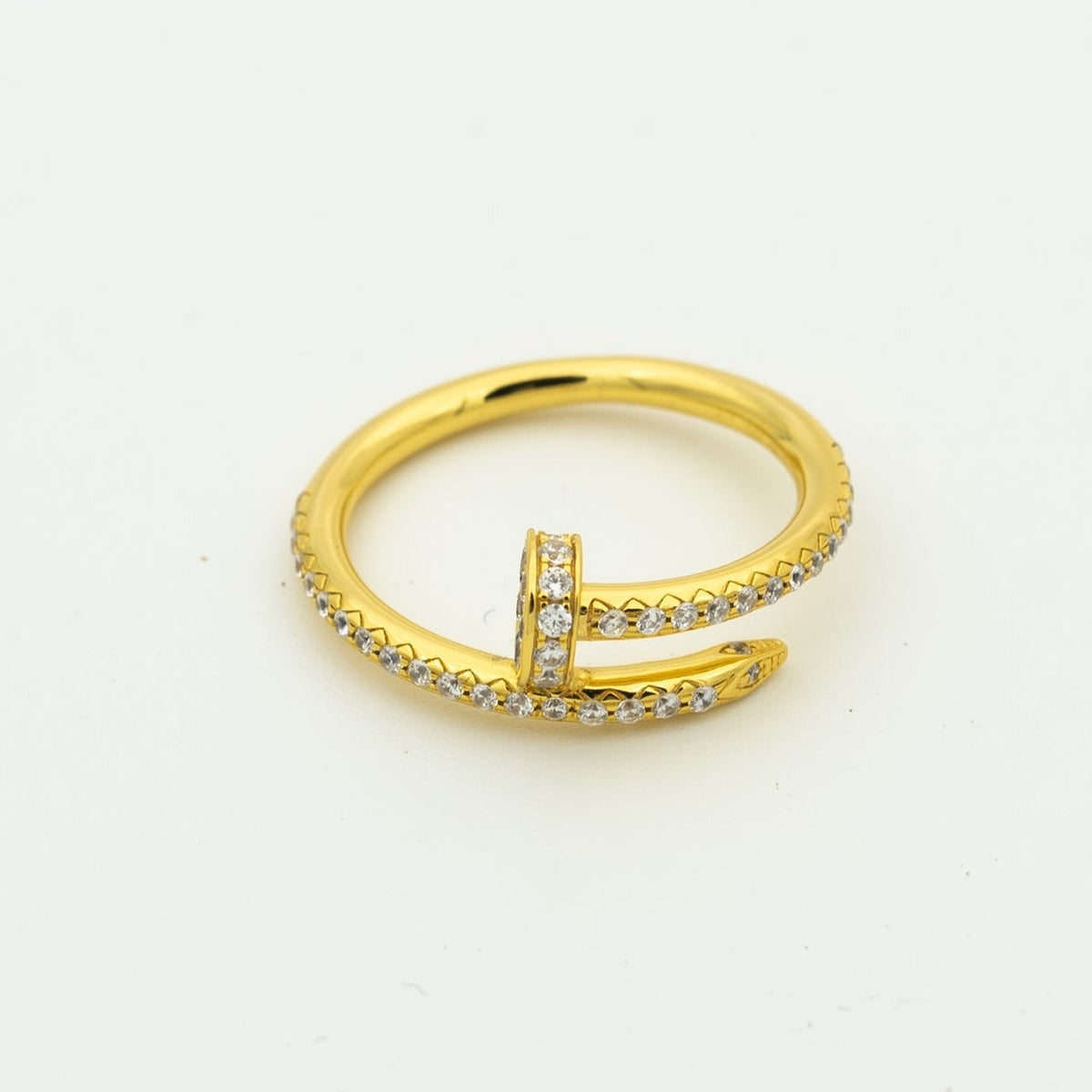 [Leaves]JUSTE RING 1.8MM GOLD DIAMONDS