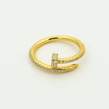 [Leaves]JUSTE RING 1.8MM GOLD DIAMONDS