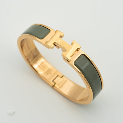[Leaves]H BRACELET BLUE GREEN 12MM