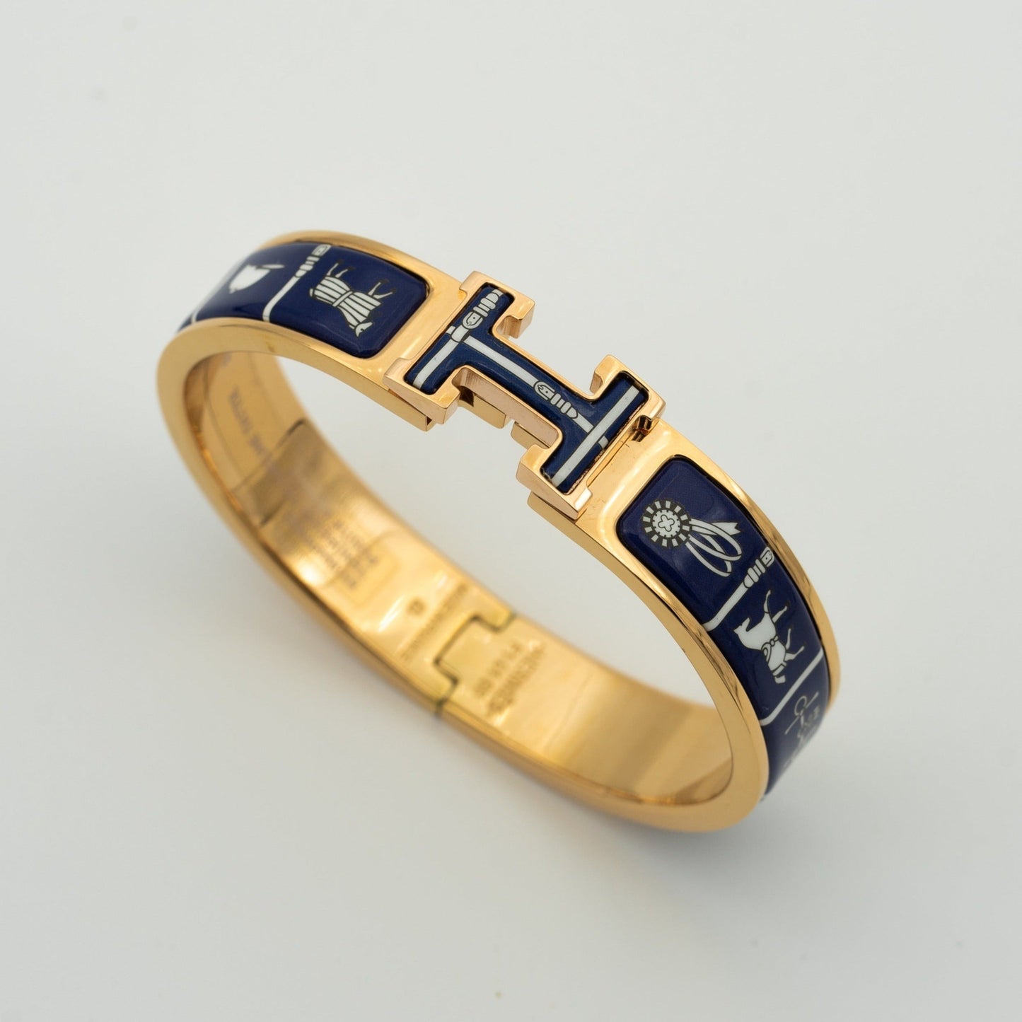[Leaves]H BRACELET BLUE CERAMIC