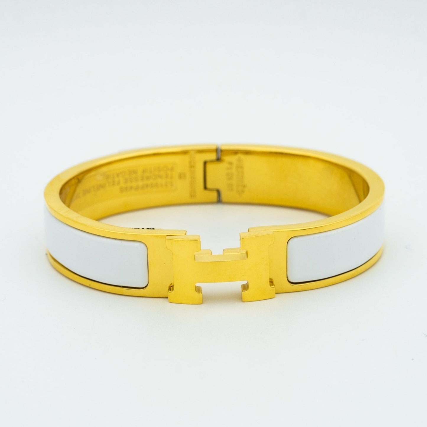 [Leaves]H WHITE BRACELET