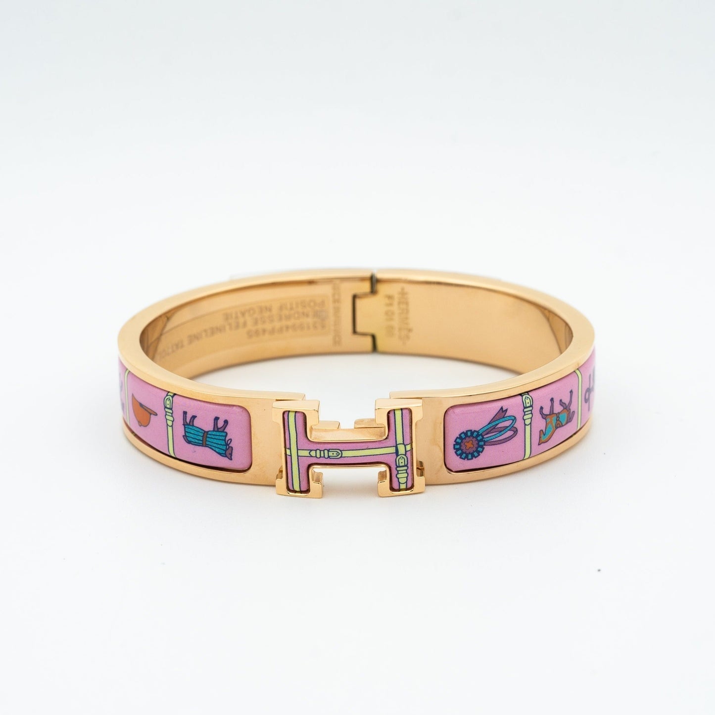 [Leaves]H ROSE GOLD BRACELET PINK CERAMIC