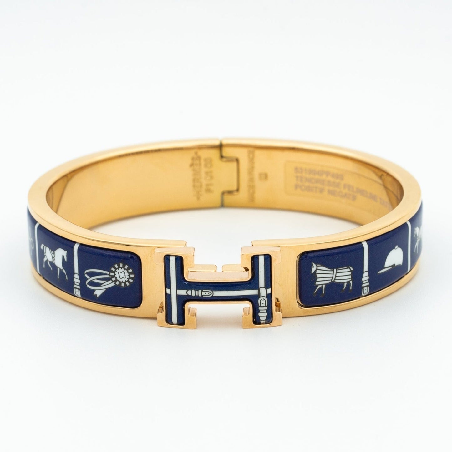 [Leaves]H BRACELET BLUE CERAMIC
